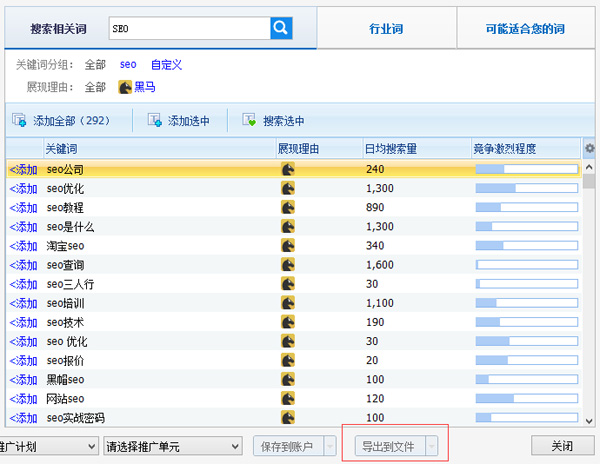 關(guān)鍵詞數(shù)據(jù)統(tǒng)計(jì)方法大全(圖2)
